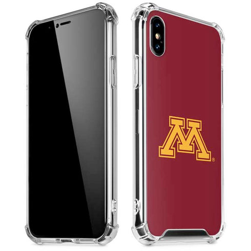University of Minnesota M Logo iPhone XS Max Clear Case